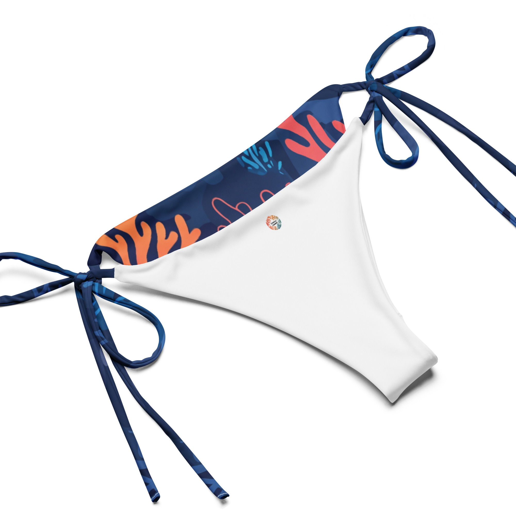 All-over print recycled string bikini - Image 14